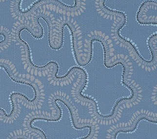 REBECCA ATWOOD: DOTTED LEAF Navy